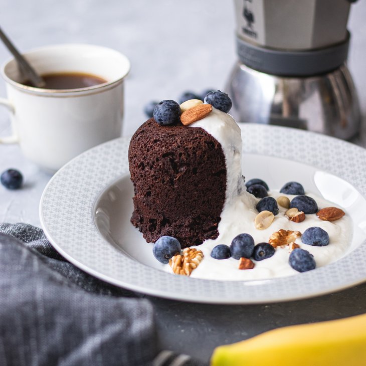 Banana Chocolate Mug Cake