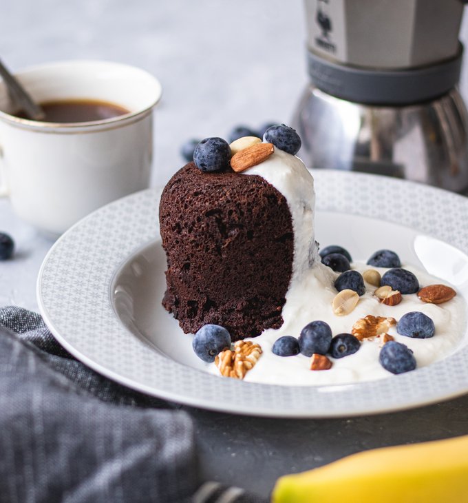 Banana Chocolate Mug Cake